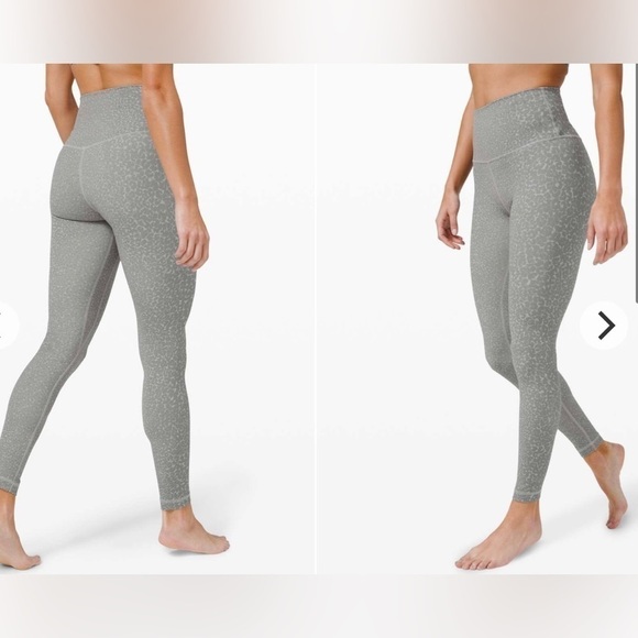 Lululemon Align Pant 28" High-Rise Engineer Print City Camo Silver Drop Multi 4 - Picture 8 of 8